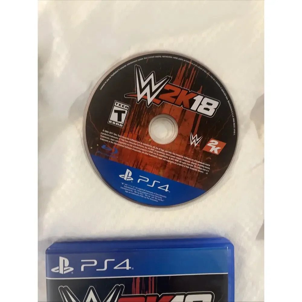WWE 2K18: Deluxe Edition (Sony PlayStation 4, 2017) PS4 Complete TESTED CIB